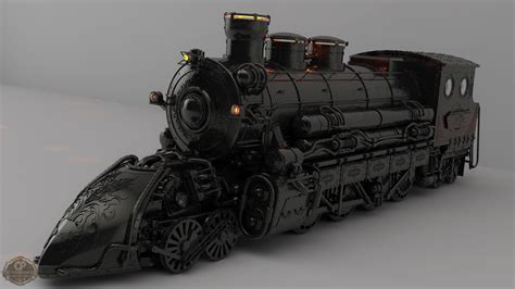 Steampunk Dieselpunk Locomotive