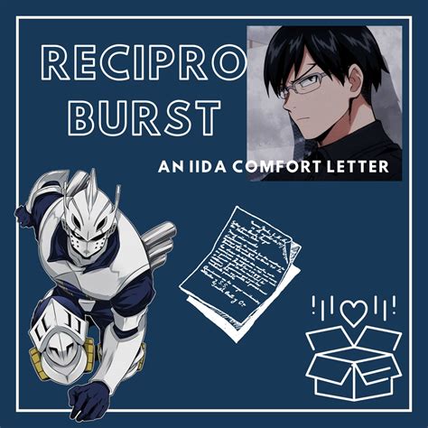 Recipro Burst An Iida Comfort Letter Etsy