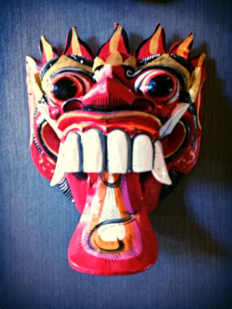 Balinese Mask So Vivid Balinese Mask Art