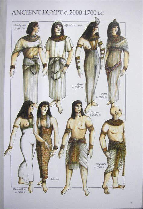 Egyptian Attire Ancient Egypt Clothing Ancient Egypt Fashion