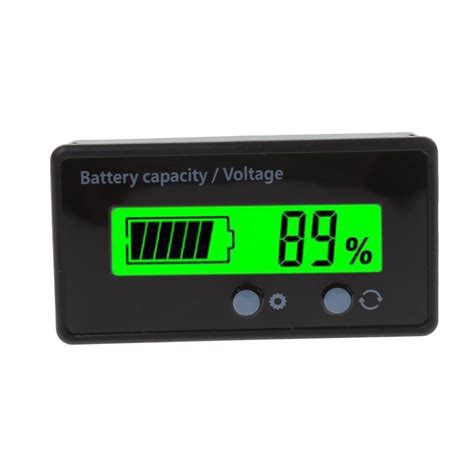 V Lcd Acid Lead Lithium Battery Capacity Indicator Voltmeter Voltage Battery Testers Tools