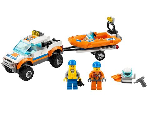 Lego Set 60012 1 Coast Guard 4 X 4 2013 City Coast Guard