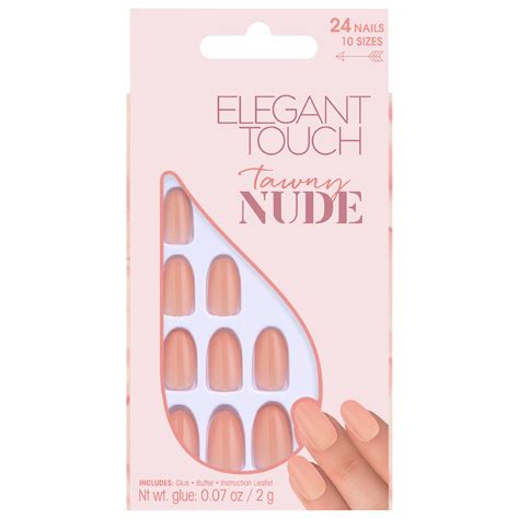 Elegant Touch Nude Collection Nails Tawny Doprava Zdarma K