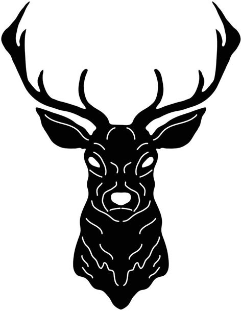 Deer Head Free Dxf File Cut Ready For Cnc Machines