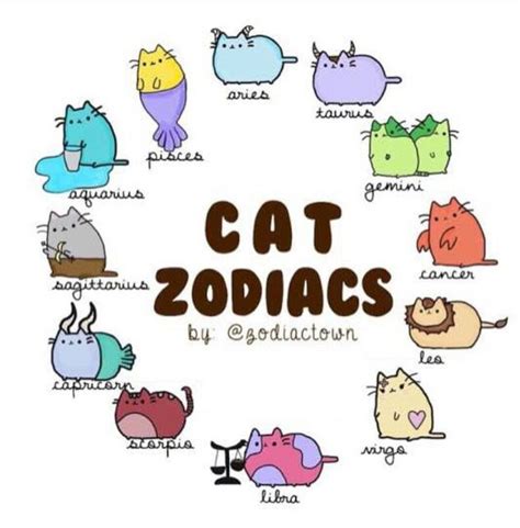 People with the zodiac sign cancer are careful and curious to avoid failure and problems. Pusheen the cat | Zodiac, Zodiac signs funny, Zodiac signs ...