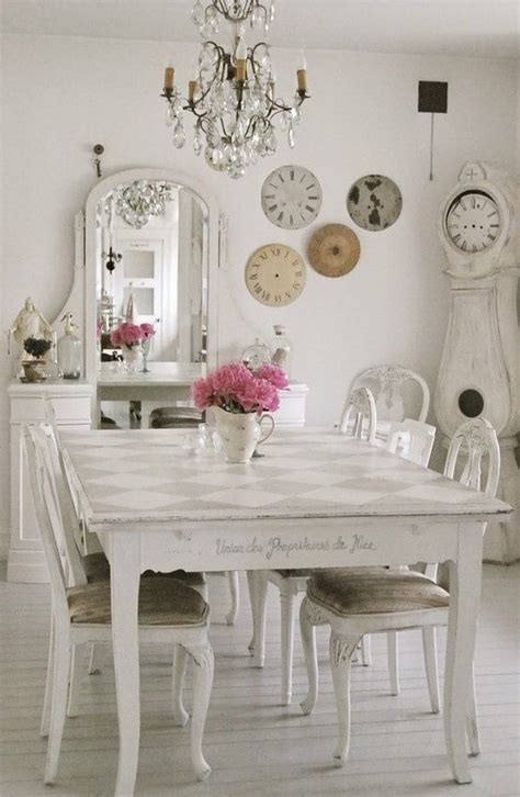 Shabby Chic Dining Room Ideas Awesome Tables Chairs And Chandeliers