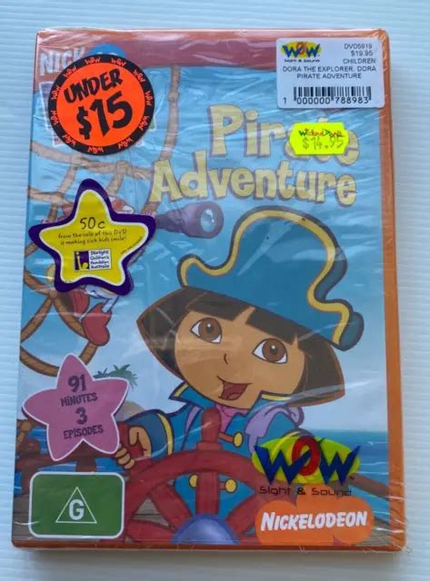Dora The Explorer Pirate Adventure Dvd Nickelodeon Animated Series