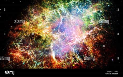 Landscape Of Star Clusters In Space Elements Of This Image Furnished