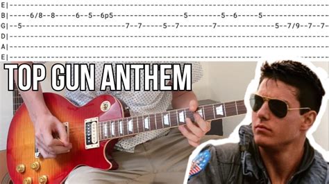 Top Gun Anthem Cover With Tabs Youtube