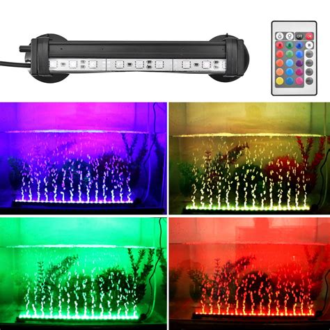 Reactionnx Led Aquarium Light Waterproof Fish Light Whith With Blue
