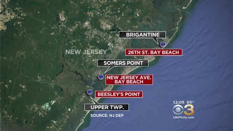 17 new jersey beaches under advisories as 5 close due to unsafe levels of fecal matter cbs