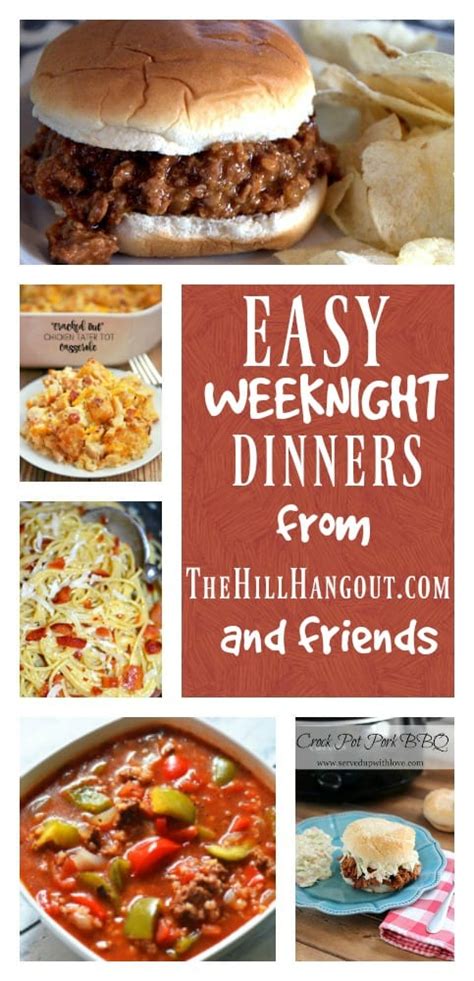 Easy Weeknight Dinners