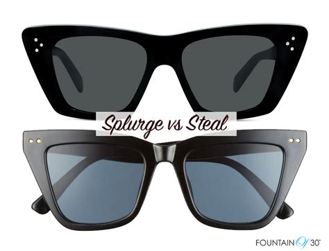 should you splurge on designer sunglasses or get them for a steal