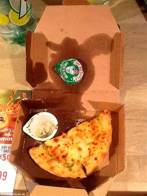 Dominos Pizza Order Arrives Half Eaten By Staff Daily Mail Online