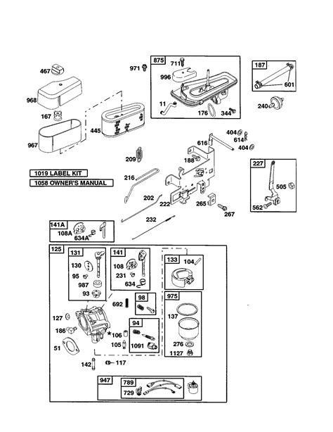 Select your engine model series below Briggs-Stratton model 287707-1259-E1 engine genuine parts
