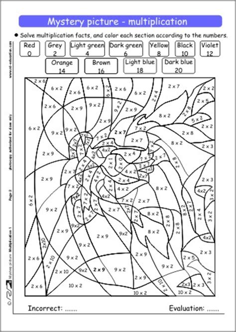 Multiplication coloring sheets free printable color by number coloring pages. Multiplication coloring pages printable - timeless-miracle.com