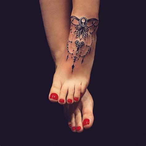 Aggregate 67 Womens Ankle Bracelet Tattoos Best In Duhocakina