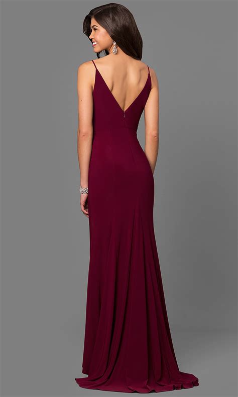 Jersey Wine Red Junior Size Long Prom Dress Promgirl