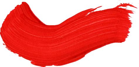Download Free Download Red Paint Brush Stroke Png Image With No