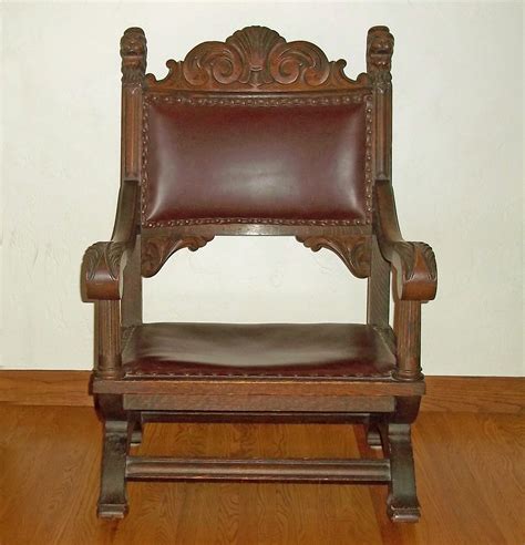 Carved Lion Lounge Chair