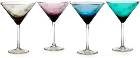 marquis by waterford polka dot martini s 4 martini glasses martini glasses