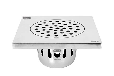 Chilly Cockroach Trap Heavy Traffic Stainless Steel Aisi Floor Drain Cover Jali