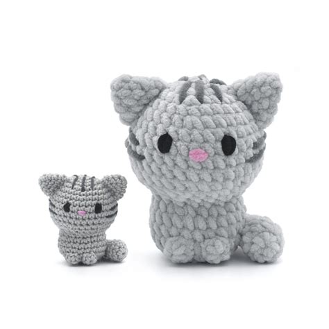 free cat crochet pattern diy fluffies lily the cat amigurumi