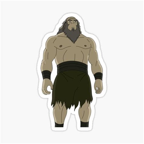 Buff Uncle Iroh Avatar The Last Airbender Sticker For Sale By