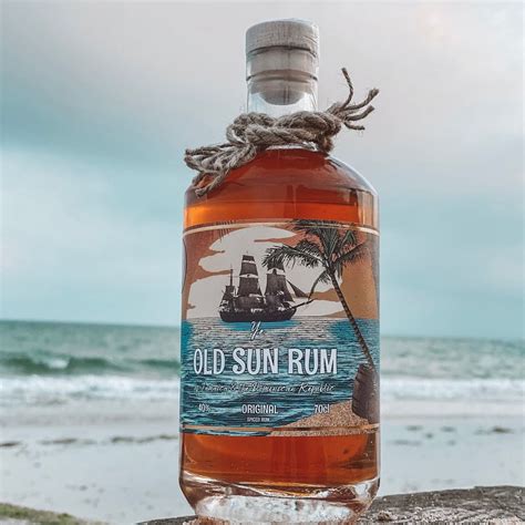 Old Sun Rum Premium Spiced Rum From The Caribbean