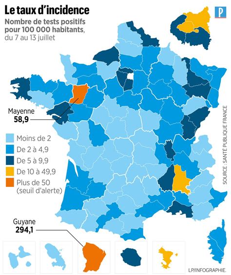 Cas confirmés, décès, taux de positivité, patients hospitalisés en réanimation, nombre de clusters en cours d'investigation et nombre de en complément des indicateurs nationaux, régionaux et départementaux déjà disponibles, le taux d'incidence (tous âge), le taux de dépistage. Covid-19 : taux d'incidence, «R», hospitalisations… Ces ...