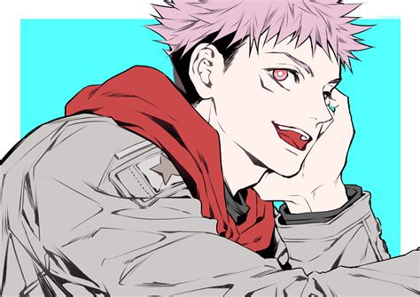 Anime, anime boys, jujutsu kaisen, yuji itadori, sakuna, megumi fushiguro. Itadori Yuuji (Yuuji Itadori) - Jujutsu Kaisen - Image ...