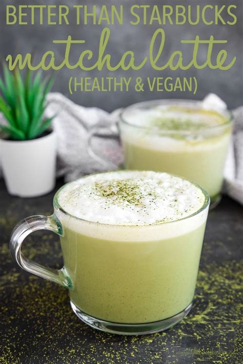 Healthy Matcha Latte (Starbucks Copycat) | Recipe | Healthy starbucks