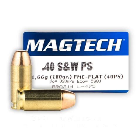 40 Sandw 180 Gr Ps Fmj Flat Magtech 50 Rounds Bushift Best Tactical Multi Tool