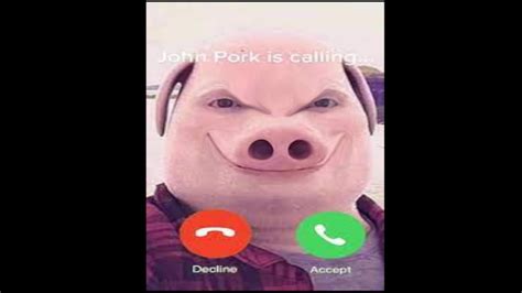 John Pork Is Calling Youtube