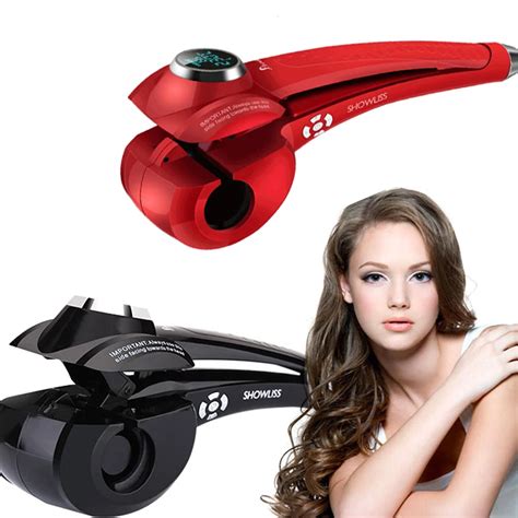 popular showliss automatic hair curls new design electric lcd magic hair curler diy hairstyling