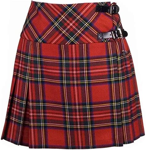 The Scotland Kilt Company Ladies Royal Stewart Tartan Scottish Mini Billie Kilt Mod