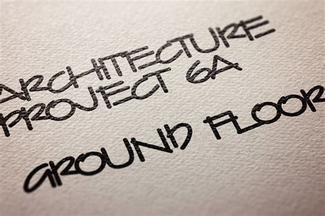 Architectural Style Lettering