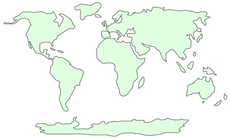 Weltkarte Umrisse Kontinente Weltkarte Umrisse Der Kontinente Pl