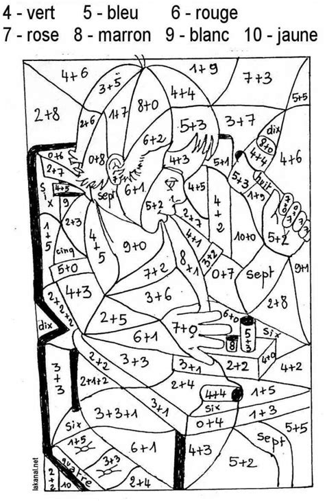 coloriage magique cp  coloriage magique cp addition en ligne