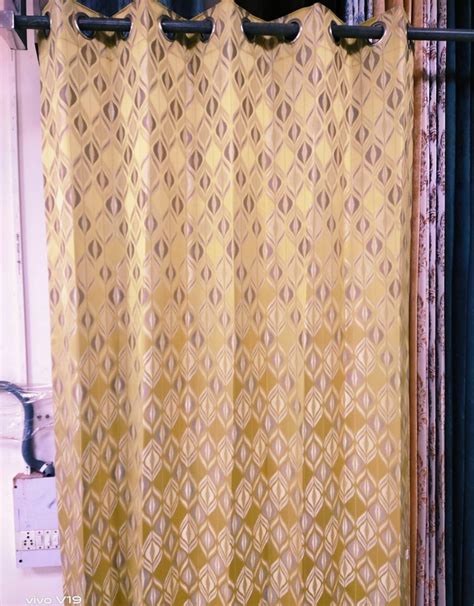 Printed Biege Polyester Crush Door Curtain At Rs 300meter In Greater Noida Id 2851602666233