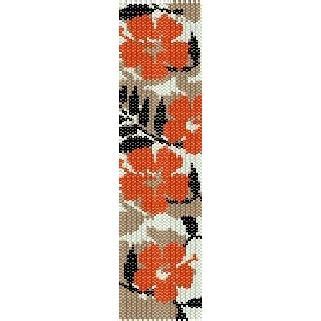 Some of the technologies we use are necessary for critical functions like security and site integrity, account authentication, security and privacy preferences, internal site usage and maintenance data, and to make the site work correctly for browsing and transactions. ORANGE HIBISCUS FLORAL PRINT - LOOM beading pattern for ...