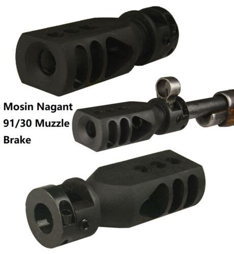 Steel Mosin Nagant M Bolt On Muzzle Brake Low Concussion Competition Ebay