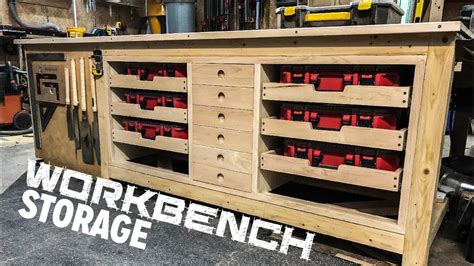 Ultimate Outfeed Workbench Storage Build Youtube 06a