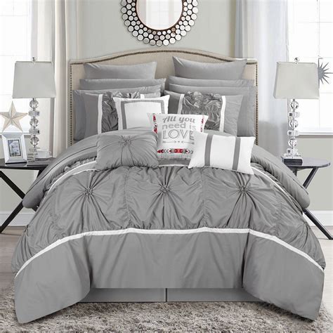 Legaspi 16 Piece Bed In A Bag King Comforter Set By Chic Home Cs2756