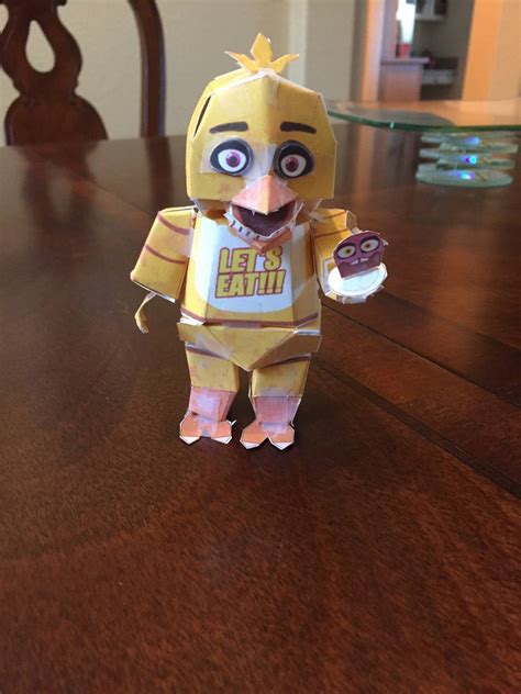 Chica Papercraft By Partytyme3000 On Deviantart