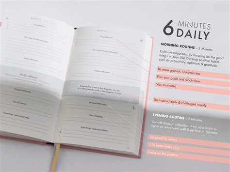 The 6 Minute Diary 6 Minutes A Day For More Mindfulness
