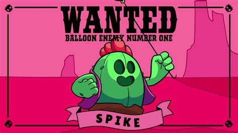 Let's face it, this is an angry kid. Brawl Stars Character Intro: WANTED - SPIKE - YouTube