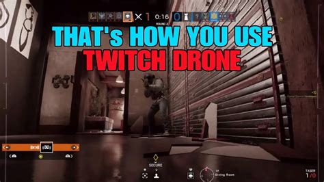 Thats How You Use Twitch Drone Rainbow Six Siege Youtube