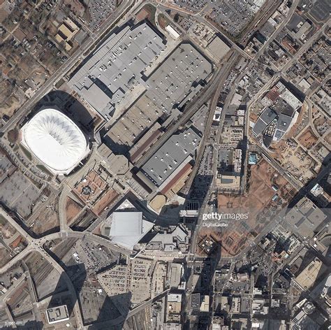 This Is A Satellite Image Of Downtown Atlanta Georgia Collected On
