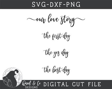 Our Love Story Svg Wedding Svg Marriage Svg Couples Svg Etsy Uk